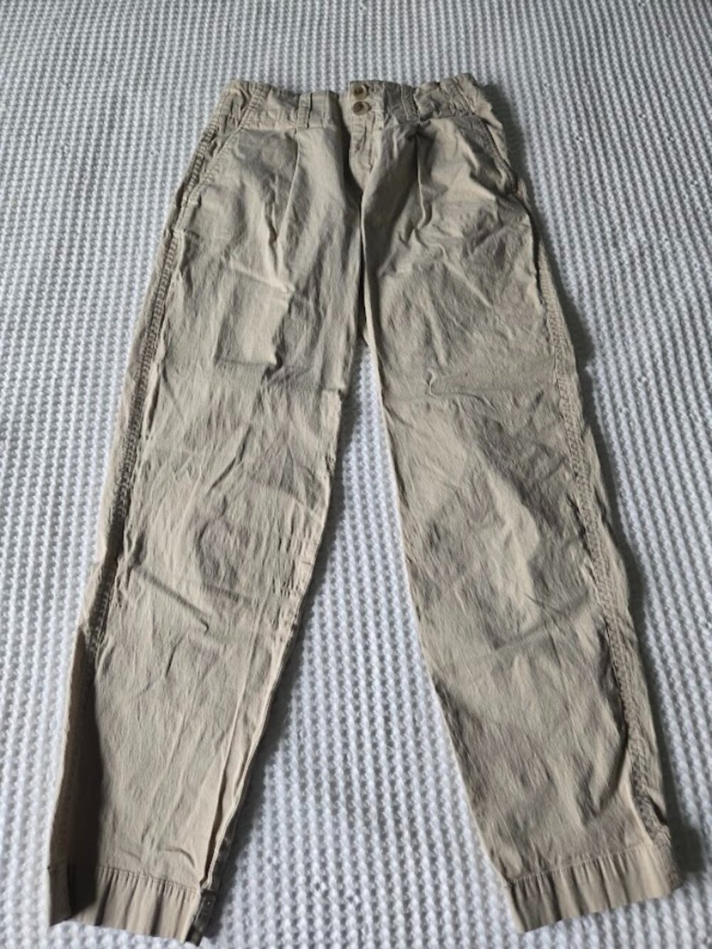 A New Day Tan Tapered Stretch Pants Size 2